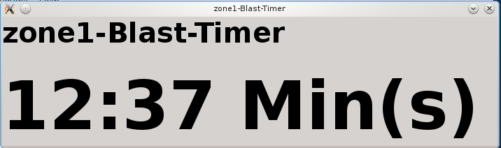 Blast Timer Window