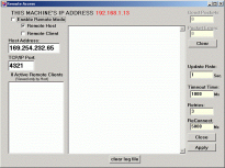 Remote Link Screen