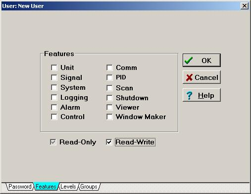Millennia Security and Password Screen