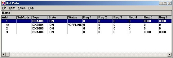 Millennia Units Screen